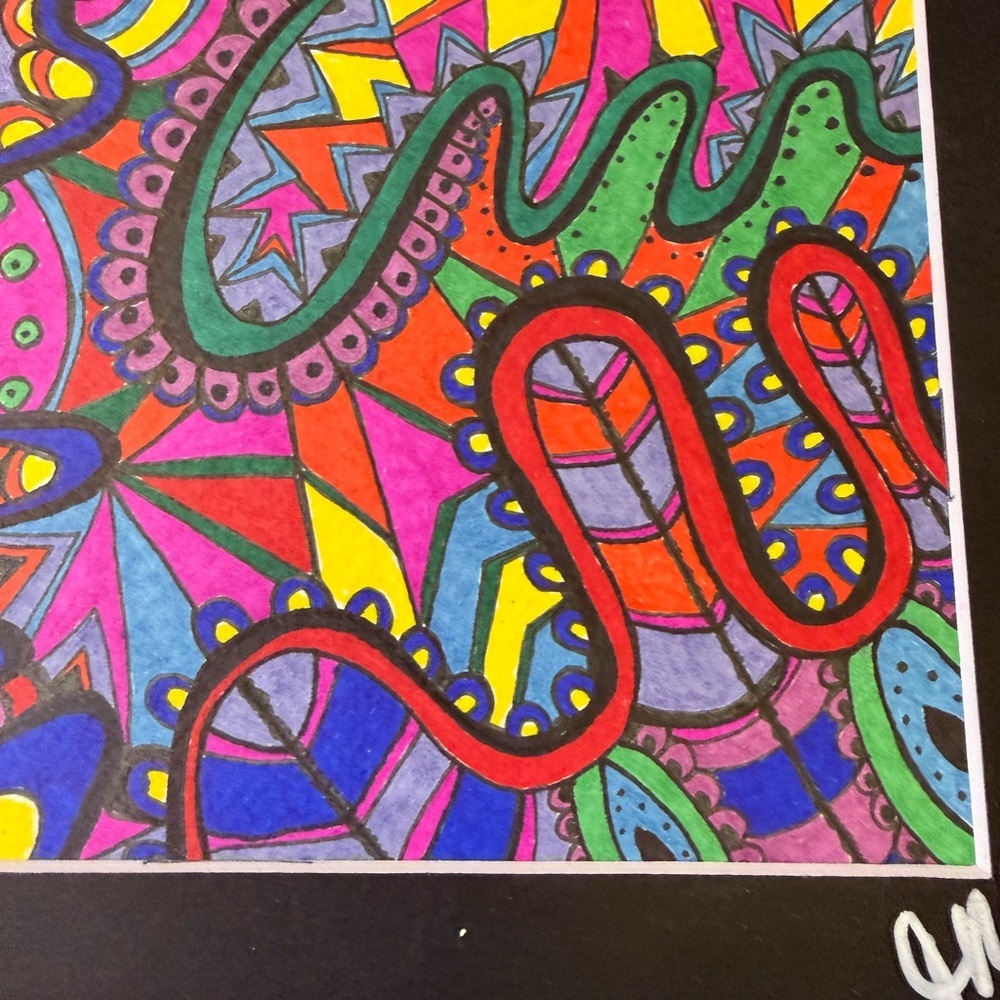 Original Intuitive Abstract Drawing - Picture 5 of 5